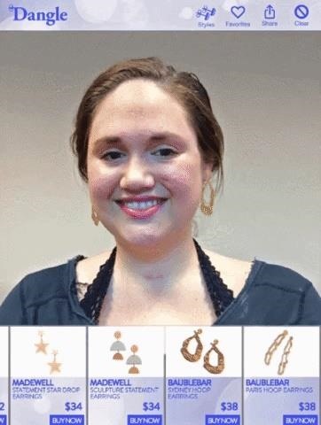 FaceCake Uses Snapchat-Like Camera Effects to Let You Try on Earrings Instead of Masks & Rainbows