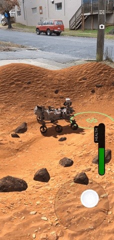 You Can Land & Drive NASA's Perseverance Mars Rover in AR with the Smithsonian Channel's New App