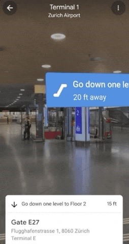 Google Maps Expands Live View AR Navigation Capabilities to Airports & Shopping Malls