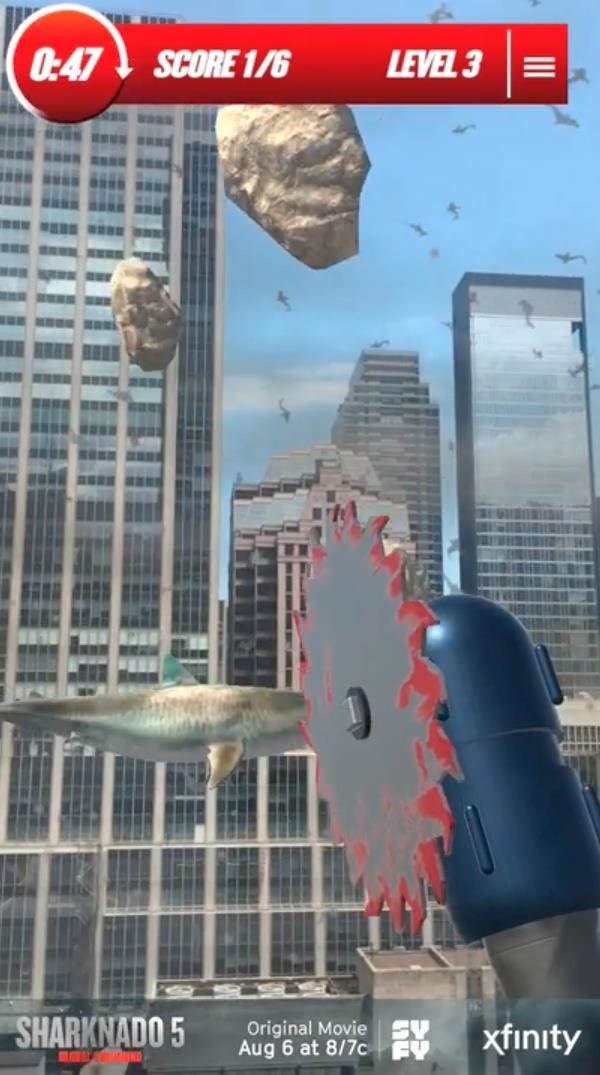 Defeat the Dreaded 'Sharknado' in the Franchise's New Mobile AR Game