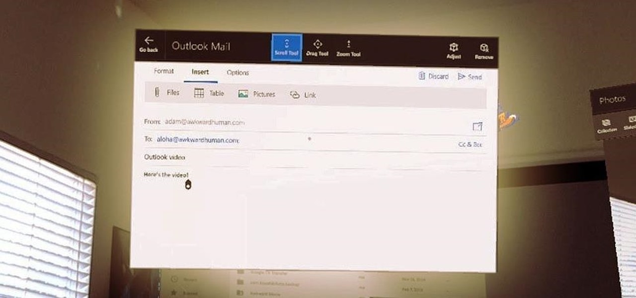 Microsoft Brings Outlook to the HoloLens, Rounding Out the Office Suite