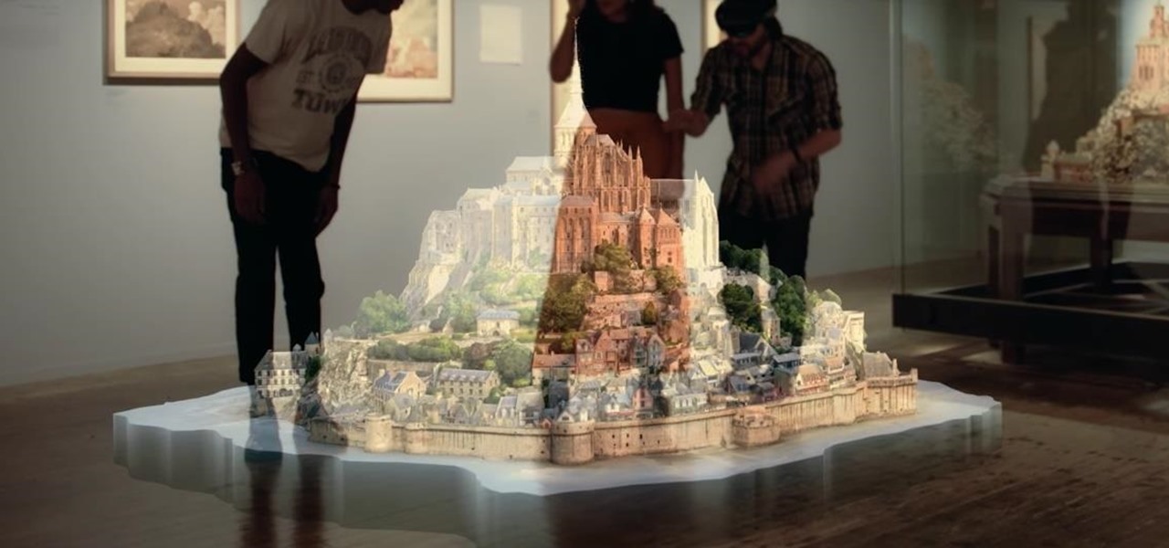 Microsoft's HoloLens Morphs Paris Museum Model of Mont-Saint-Michel into Masterpiece of AR