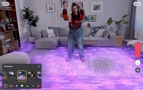 Apple's AR Spaces in Updated Clips App Uses iPhone & iPad LiDAR to Give You New AR Video Powers
