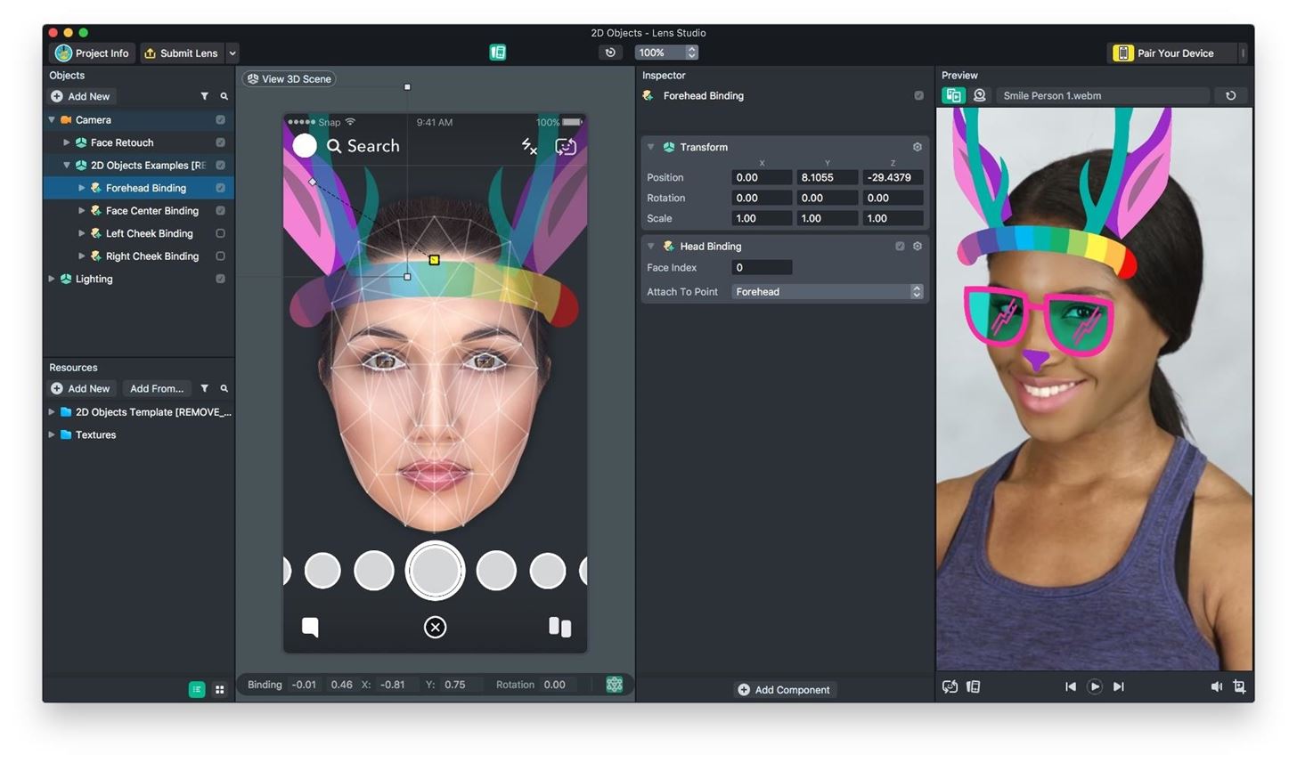 Snapchat Bulks Up Lens Studio with Face Templates, Giphy Integration & More