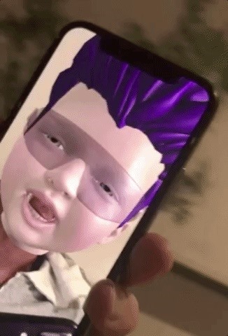 Apple AR: iPhone X User Harnesses Apple's TrueDepth Camera to Give Himself a Real-Time Baby Mask