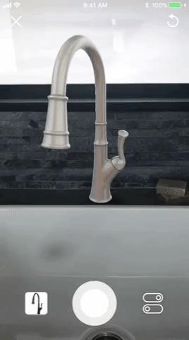 Virtual Faucets Pour Water & Light Fixtures Shine in ARKit Update of Build.com App