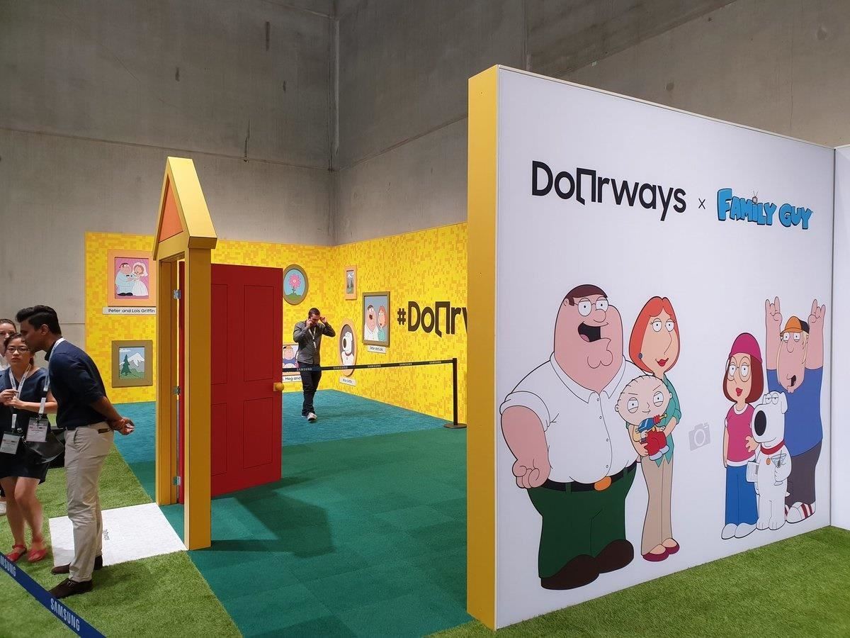 Samsung Sends Family Guy into Augmented Reality to Showcase Connected Home Products