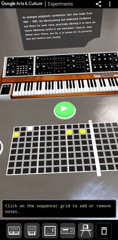 Google Arts & Culture Drops AR Synth Exhibit That You Can Play