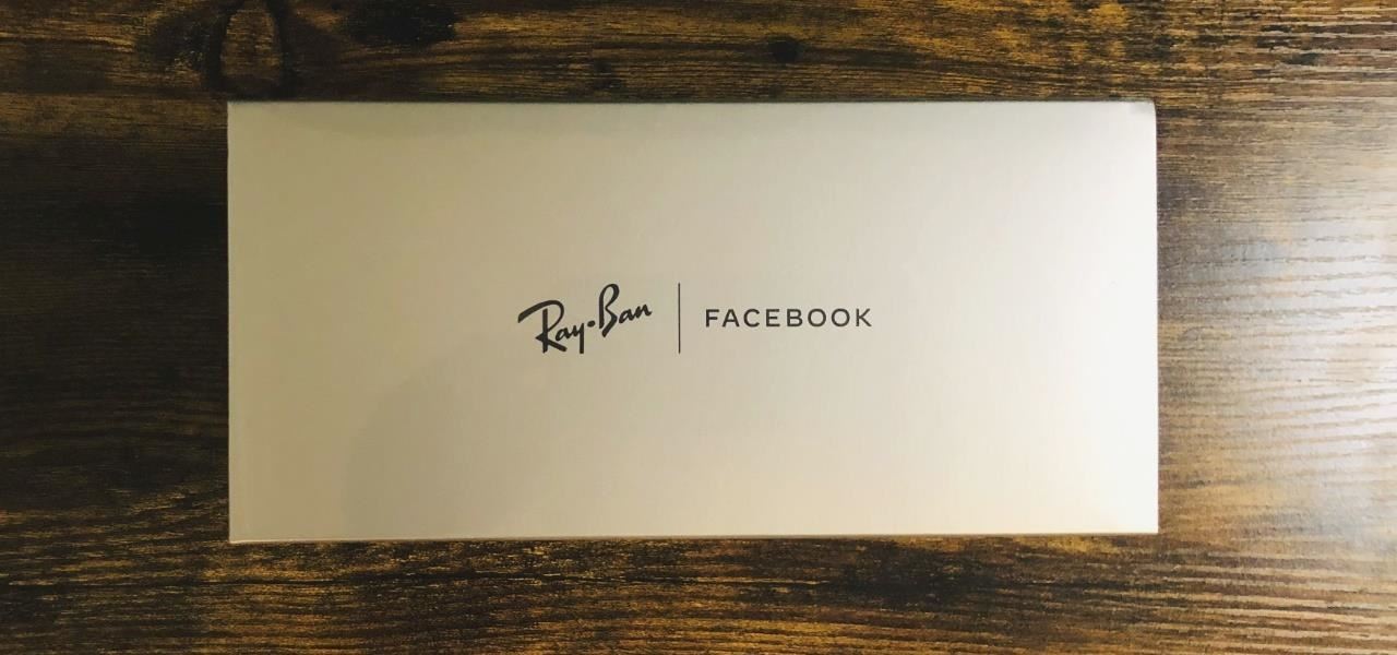 Facebook and Ray-Ban Stories Smartglasses Unboxing