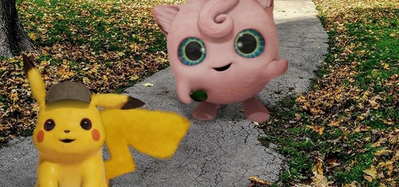 'Detective Pikachu' Pokémon Pop Up in Augmented Reality via Google's Playground App for Pixel Devices