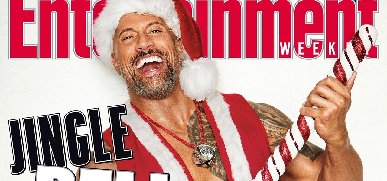 The Rock Pops Out of EW Cover with Augmented Reality