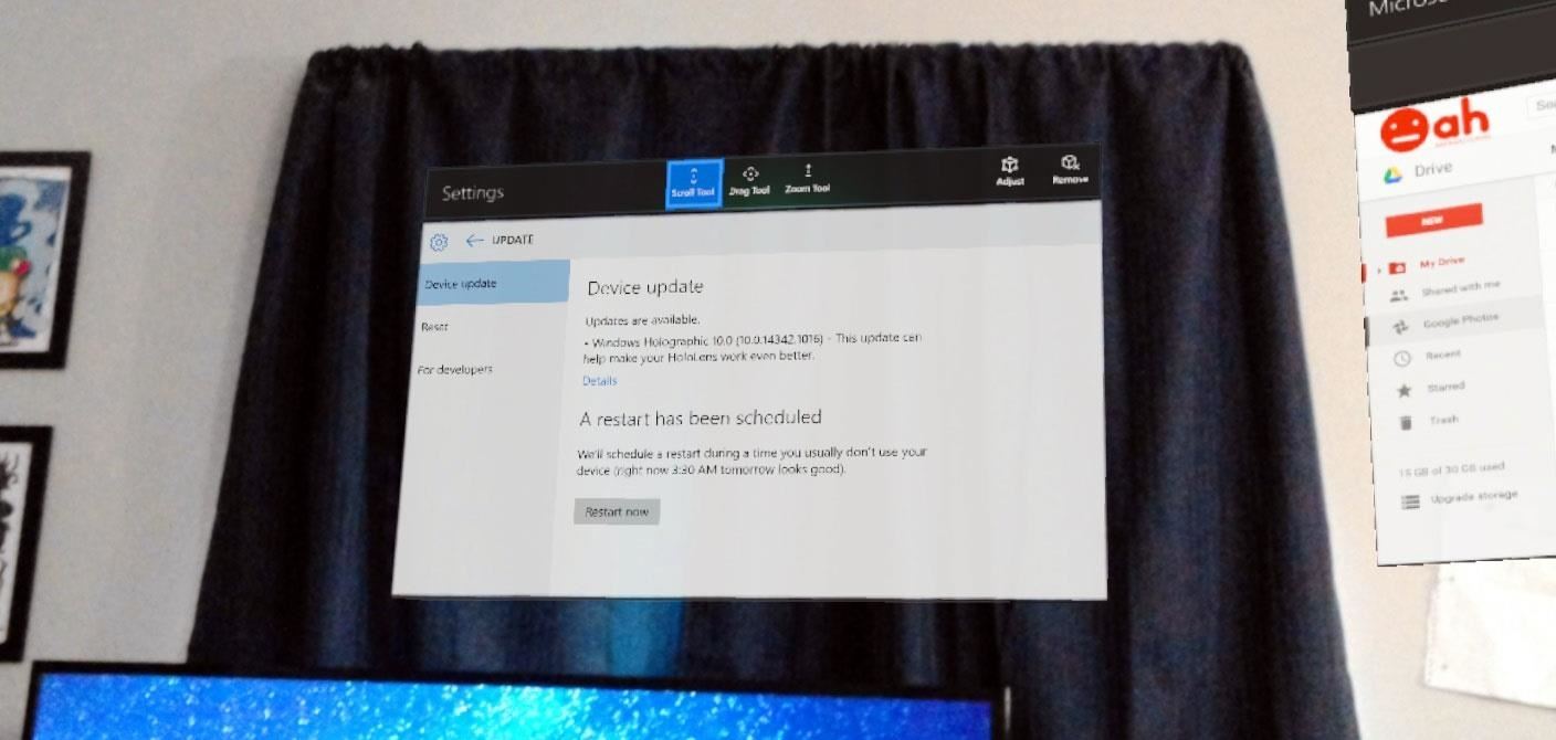 HoloLens' First Update Adds Voice Commands, Multitasking, & Much More