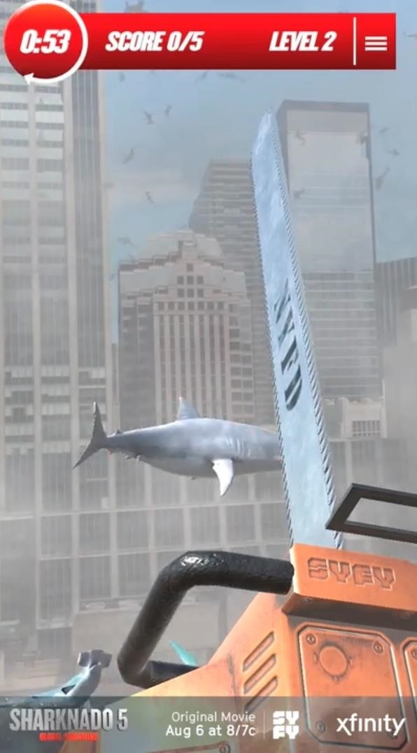 Defeat the Dreaded 'Sharknado' in the Franchise's New Mobile AR Game