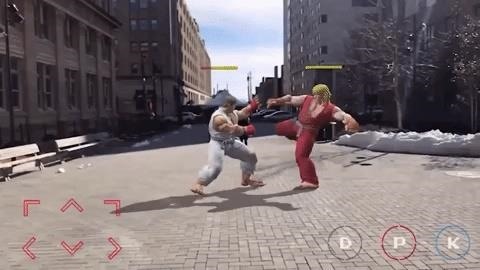 Developer Brings Street Fighter into Real World as Multiplayer Augmented Reality Mobile Game