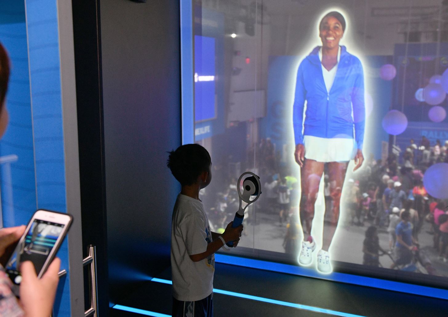 Venus Williams Joins Her Sister in AR via American Express Installation at the US Open