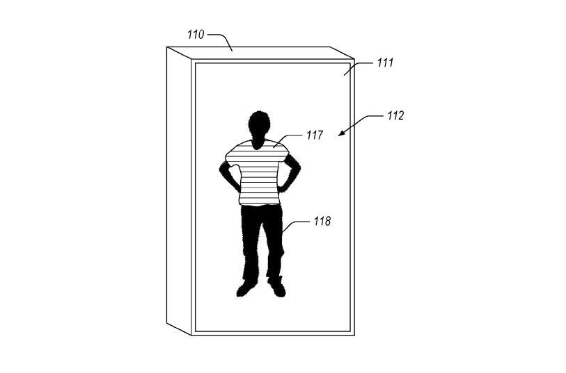 Augmented Reality Mirror Patent from Amazon Can Turn Fitting Rooms into Exotic Locales