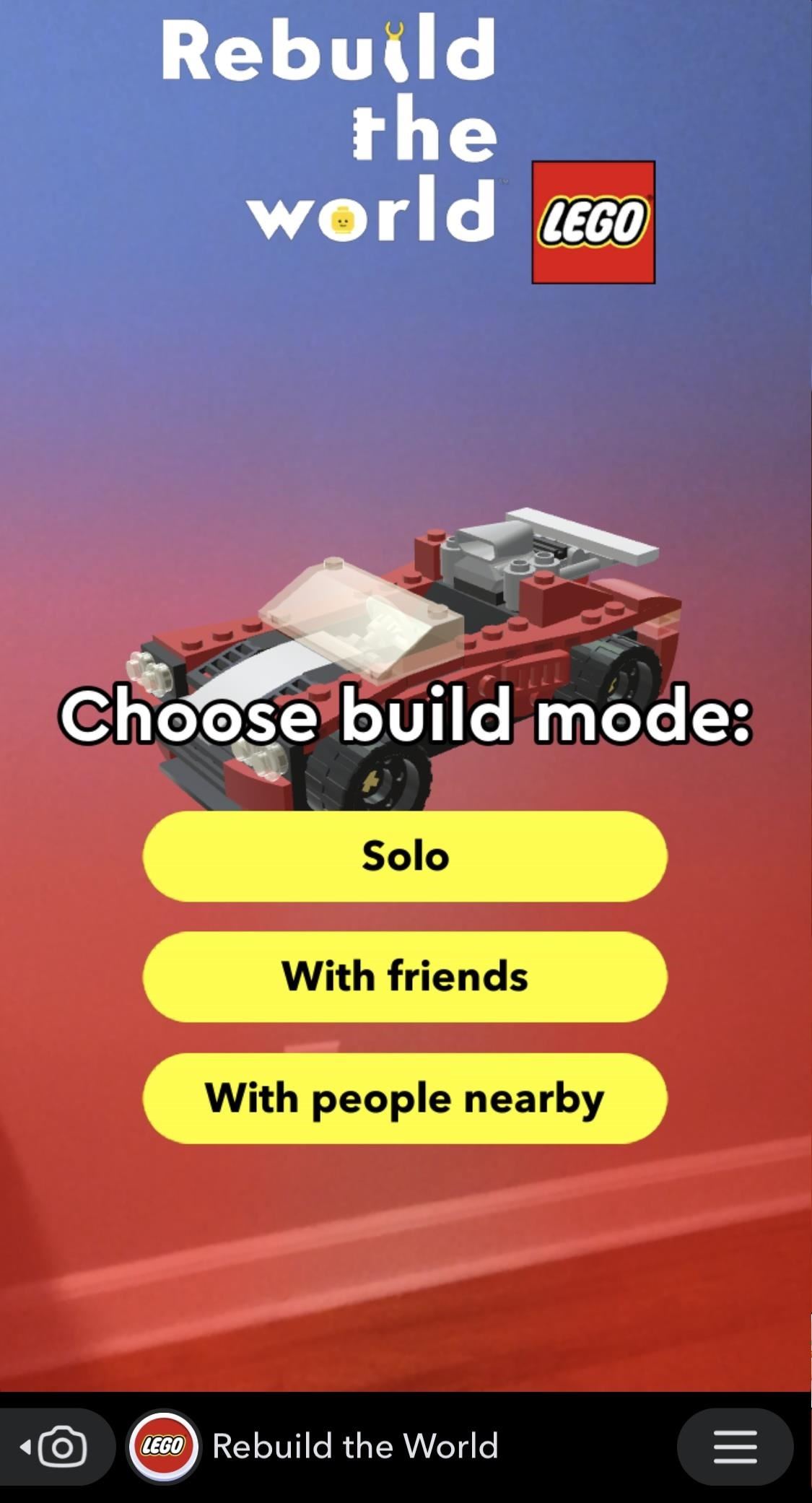 Hands-On with the Lego Snapchat Augmented Reality Experience That Lets You Build With Friends Remotely