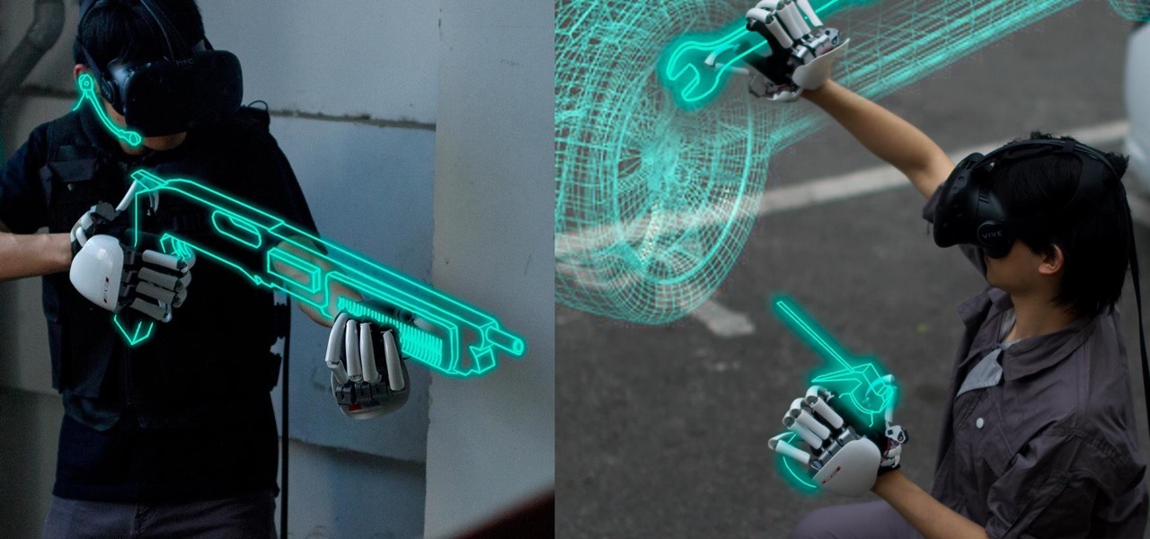 Touch & Feel Things That Don't Exist with Dexmo's Exoskeleton Gloves