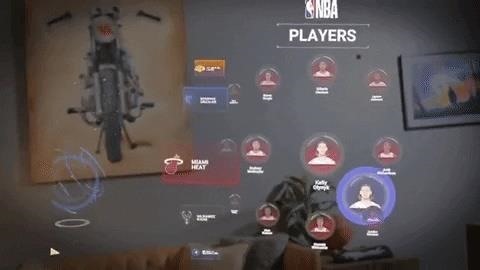 NBA Update Delivers Live Games & Player Comparison Stats in Magic Leap App
