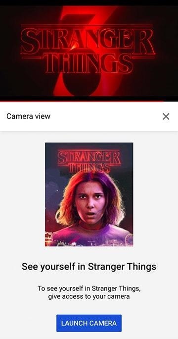 YouTube App Lets You Put Yourself in the World of 'Stranger Things 3' via Augmented Reality