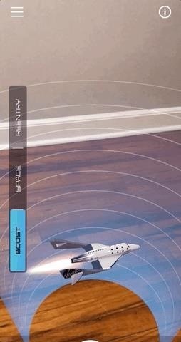 Virgin Galactic App Uses Augmented Reality to Let You Sample Space Tourism with Richard Branson