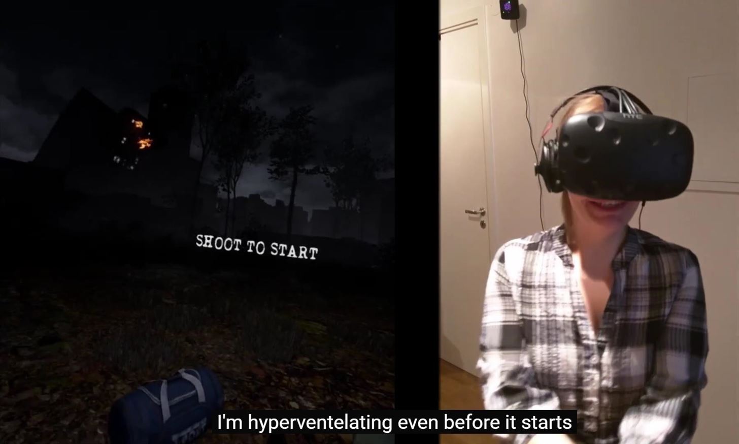 Watch This Woman Freak the Hell Out in Horror VR