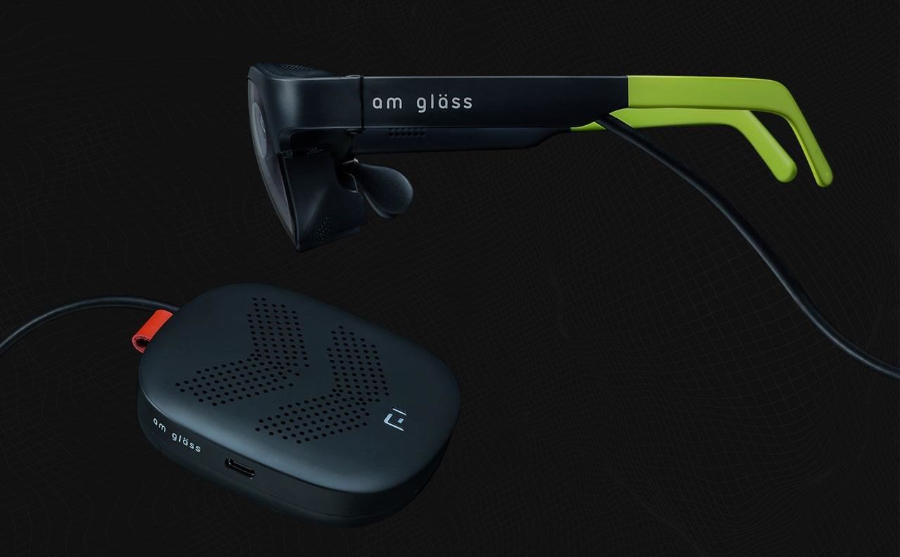 Hong Kong Startup's Am Glass Wearable Offers Powerful Augmented Reality Smartglasses Alternative to Nreal Light