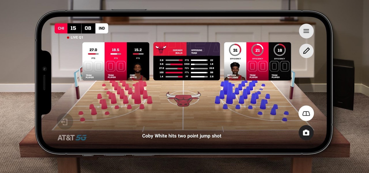 AT&T and NBA Launch Mobile AR Experience via Chicago Bulls App