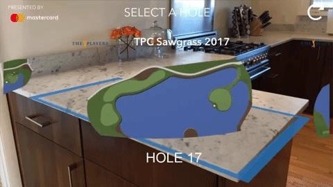Apple AR: PGA Tour AR App Lets You Follow Golfers Live on Your Coffee Table