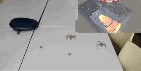 HoloLens & Augmented Reality Spiders Used in Univ. Study to Treat Arachnophobia
