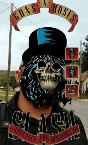 Slipknot & Guns N' Roses AR Masks on Facebook's AR Camera Let Fans Virtually Wear the Music Experience