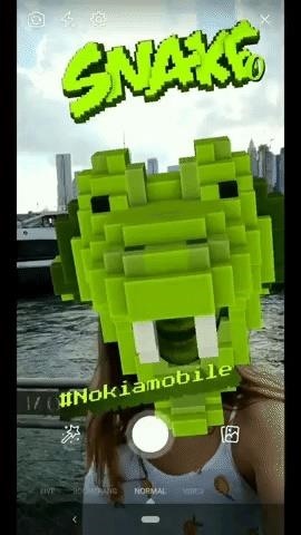 Nokia's Snake Game Slithers into Augmented Reality via Facebook AR