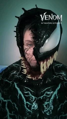 Snapchat & Facebook AR Experiences Let You Unleash Your Inner Anti-Hero & Become Marvel's Venom