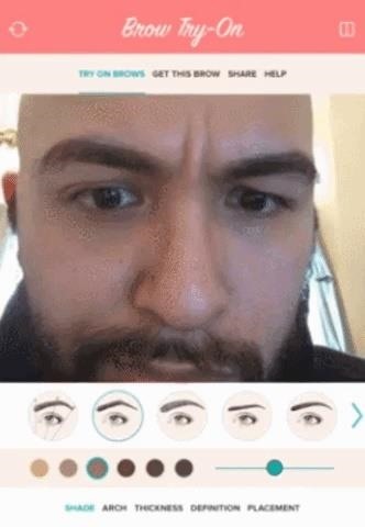 This App Takes Eyebrows from Bushy to Blessed via Augmented Reality