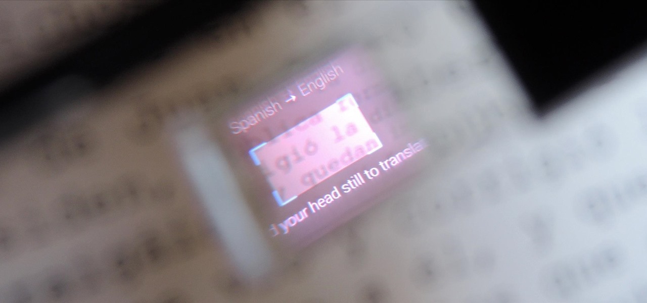 See Instant Translations of Foreign Text Using Google Glass
