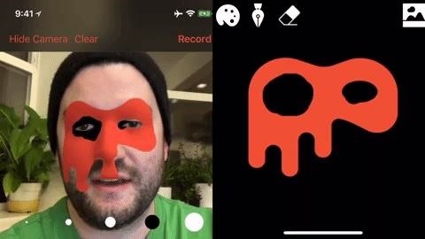 This App Turns the iPhone X into an AR Face-Painting Booth