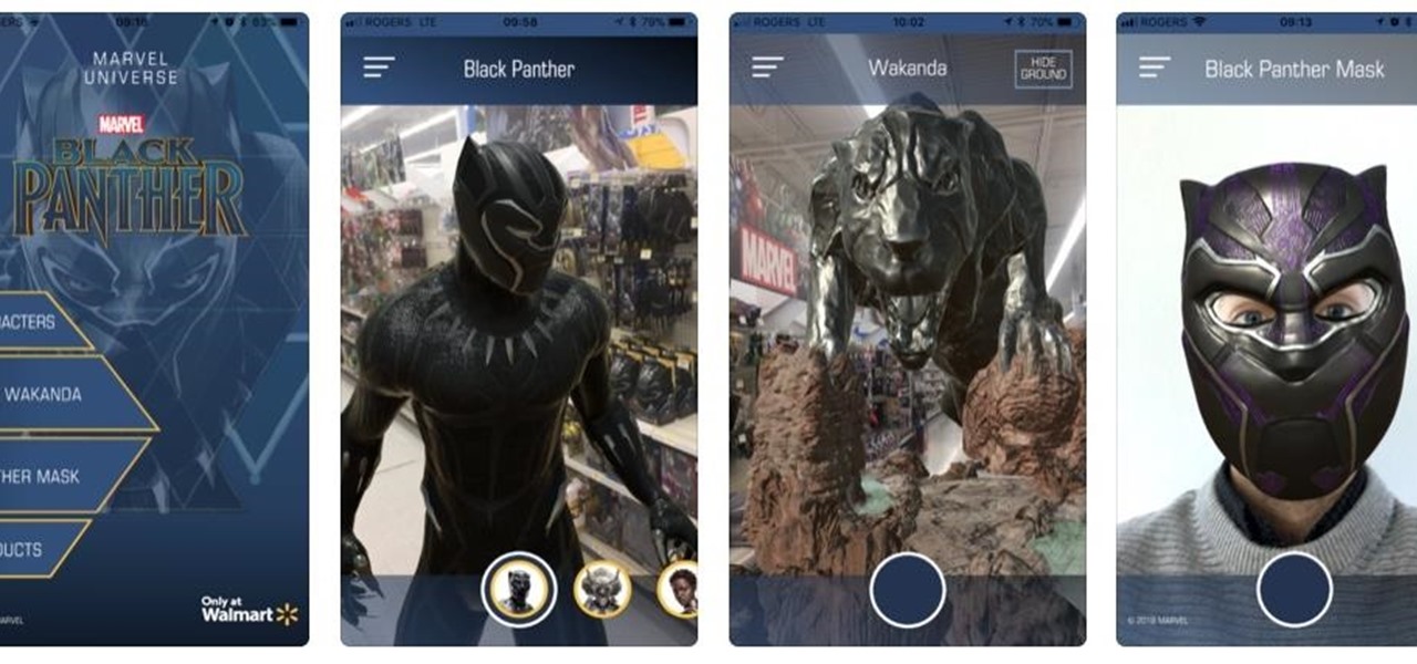 Walmart Shoppers Can Now Use Their Smartphones to Become Marvel's Black Panther via Augmented Reality