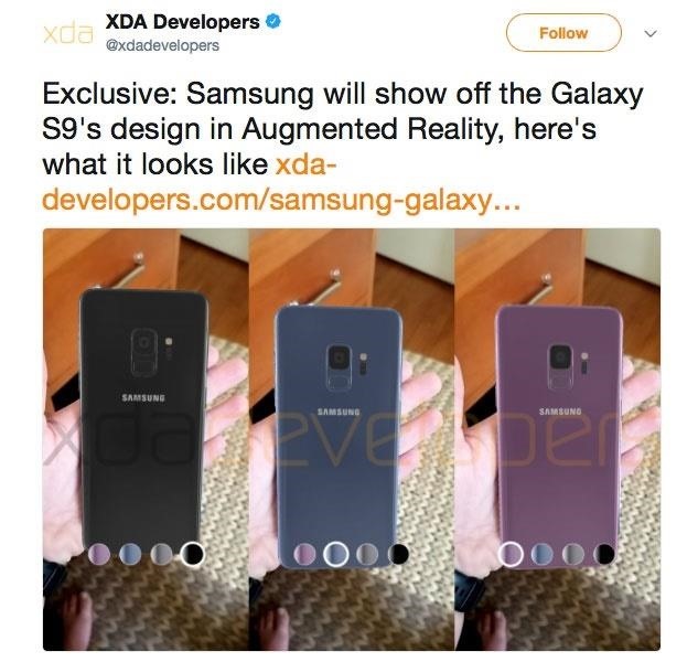 Samsung Event App Leak Reveals Augmented Reality Version of Galaxy S9