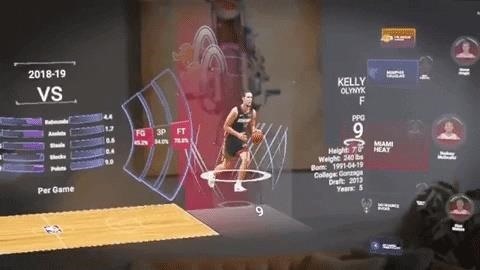 NBA Update Delivers Live Games & Player Comparison Stats in Magic Leap App