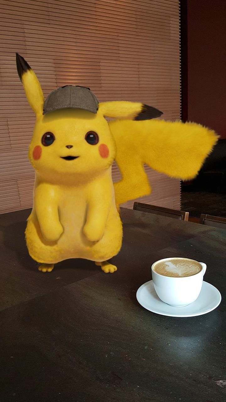 'Detective Pikachu' Pokémon Pop Up in Augmented Reality via Google's Playground App for Pixel Devices