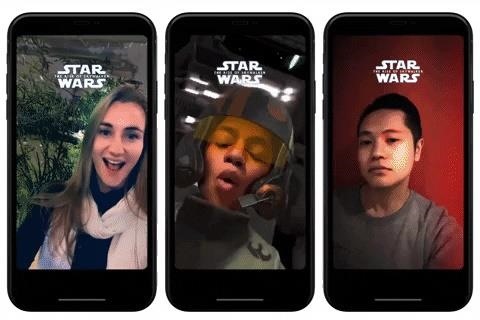 Facebook Messenger Blasts Out Trio of Star Wars AR Effects for 'Rise of Skywalker'