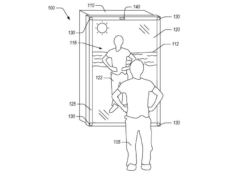 Augmented Reality Mirror Patent from Amazon Can Turn Fitting Rooms into Exotic Locales
