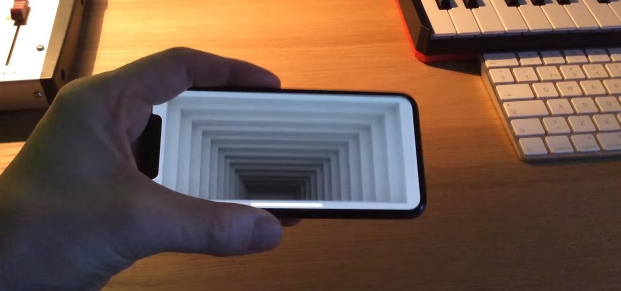 This App Uses the iPhone X's TrueDepth Camera to Conjure 3D Illusions