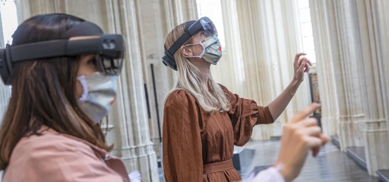 The History of Europe Gets Immersive via HoloLens 2 Experience at St. Peter's Church in Belgium