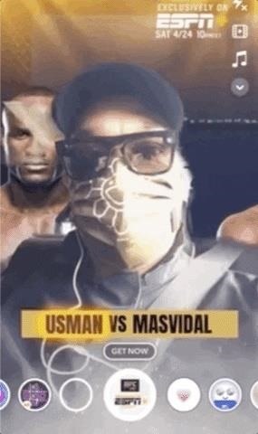UFC Lets You Pick the Winners in AR via Snapchat Lens