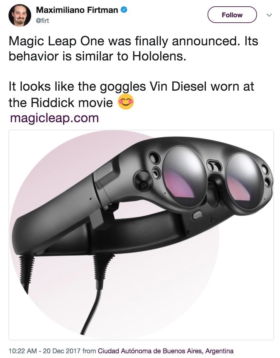 After Years of Being Teased, Here's How the World Is Reacting to the Magic Leap One Reveal